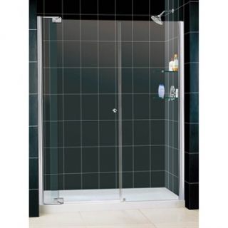 Bath Authority DreamLine Allure Frameless Pivot Shower Door and SlimLine Single