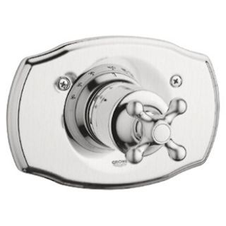 Grohe Seabury Thermostat Trim with Cross Handle   Infinity Brushed Nickel