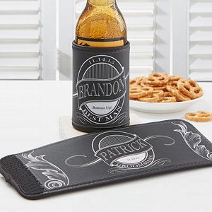 Personalized Bridal Party Can & Bottle Wraps   Groomsman