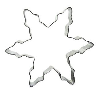 Cookie Cutter for Cookie, Stainless Steel Snowflake Shaped