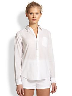Theory Sheer Cotton Voile Shirt