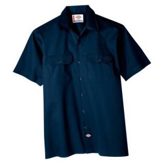 Dickies Mens Original Fit Short Sleeve Work Shirt   Dark Navy XL Tall