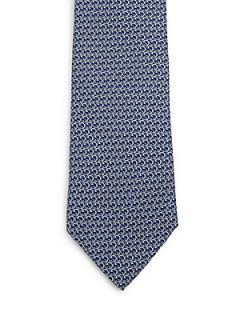 Gucci Interlocking GG Swirl Tie   Sky Blue