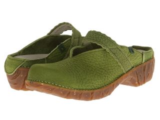 El Naturalista Yggdrasil N155 Womens Clog Shoes (Green)