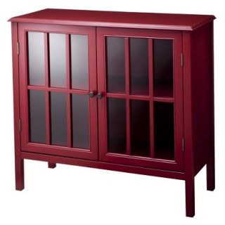 Accent Table Threshold Windham Accent Cabinet   Red