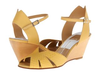 Dolce Vita Kimbra Womens Wedge Shoes (Yellow)