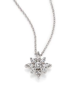 Kwiat Diamond & Platinum Star Pendant Necklace   Platinum