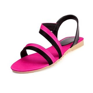 Suede Womens Flat Heel Comfort Sandals Shoes (More Colors)