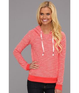 Roxy One Lux Pullover Hoodie Womens Sweatshirt (Pink)