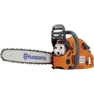 Husqvarna 455 General Needs Chain Saw   18 Inch Bar, 55.5cc, 3/8 Inch Pitch,