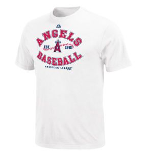 Los Angeles Angels of Anaheim Majestic MLB Dial It Up T Shirt