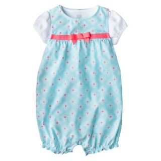Just One YouMade by Carters Girls Romper and Bodysuit Set   White/Blue 6 M