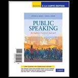 Public Speaking (Looseleaf)   With Access