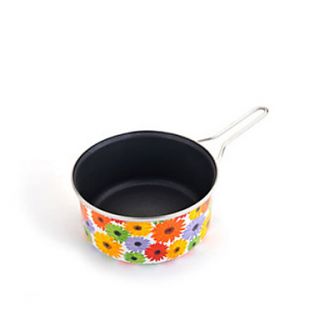 Colorful Daisy Plated Ceramic Soup Pot, W20cm x L20cm x H10cm