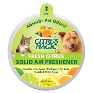 Citrus Magic 8 oz. Natural Pet Odor Absorbing Citrus Solid Air Freshener (3 Pack) 616472165