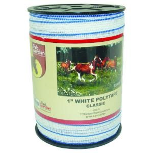 Field Guardian 1 in. White Classic Polytape 635665