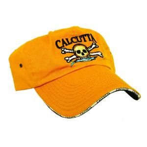 Calcutta Adjustable Strap Low Profile Baseball Cap in Goldenrod with Fade Resistant Logo 2530 0053