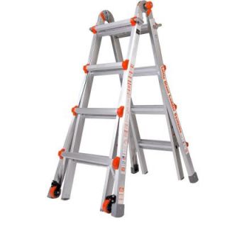 Little Giant Ladder M17 Classic 15 ft. Aluminum Multi Position Ladder with 300 lb. Load Capacity Type IA Duty Rating 10102LG