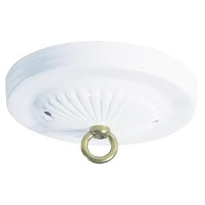 Westinghouse 5 in. White Traditional Canopy Kit 7005600