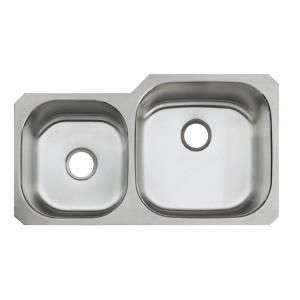 KOHLER Undertone Undercounter Stainless Steel 35.125x20.125x9.625 0 Hole Double Bowl Kitchen Sink K 3356 L NA
