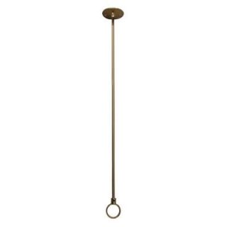 Barclay Products 48 in. Ceiling Support with Flange in Polished Nickel 340 48 PB