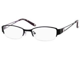 Liz Claiborne 417 Eyeglasses In Color Black Orchid Size 46/17/130