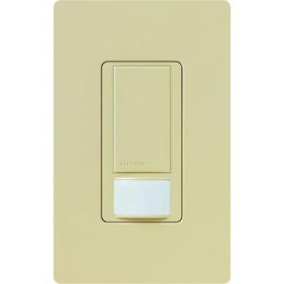 Lutron Maestro 6 Amp Multi Location Dual Voltage Switch with Occupancy/Vacancy Sensor   Ivory MS OPS6M2 DV IV