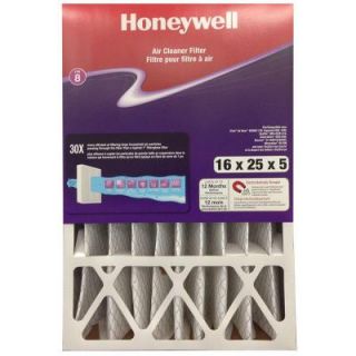 Honeywell 16 in. x 25 in. x 5 in. Pleated FPR 8 Air Filter CF508D1625