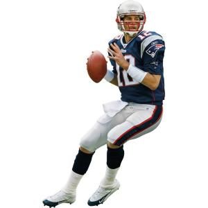 Fathead 44 in. x 76 in. Tom Brady New England Patriots Wall Decal FH12 20006