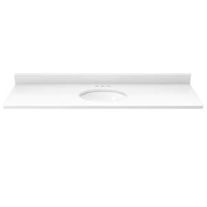 Solieque 49 in. Quartz Vanity Top in Hushed White with White Basin VT4922ATH.4.HDSOL,DSOM,DSOM