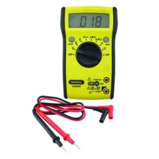 General Tools Auto Ranging Digital Multi Meter with Backlight DMM45