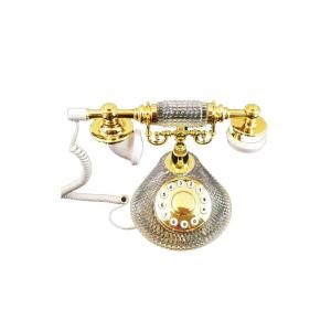 Golden Eagle French Crystal Corded Phone CRYSTALPHONE