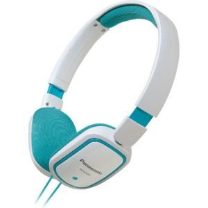 Panasonic Slimz Over Ear Headphone   White and Blue DISCONTINUED RP HX40 A