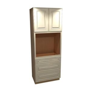 Home Decorators Collection Assembled 33x96x24 in. Universal Oven Cabinet in Holden Bronze Glaze OC332496U HBG