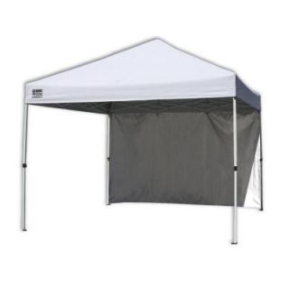 Quik Shade Commercial C100 10 ft. x 10 ft. White Canopy with Wall Panel 157398