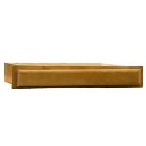 Home Decorators Collection Assembled 30x5x21 in. Desk Knee Drawer in Lewiston Toffee Glaze DKD30 LTG