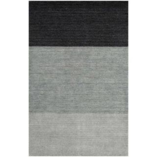 BASHIAN Contempo Collection Blue Ombre Blue 8 ft. 6 in. x 11 ft. 6 in. Area Rug S176 BL 9X12 ALM505