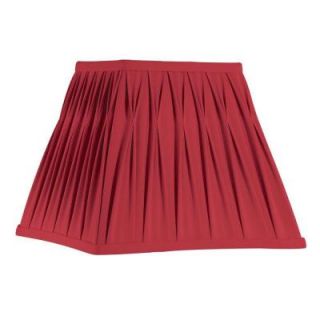 Laura Ashley Classic 12 in. Red Square Shade SFQ312