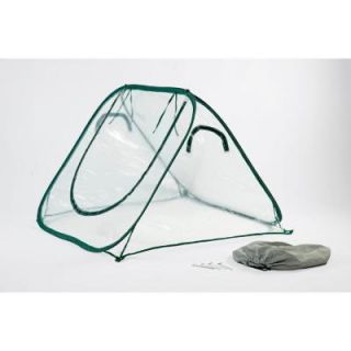 SeedHouse Clear 48 in. D x 48 in. W x 34 in. H Portable Pop Up Clear Greenhouse FHSD100CL
