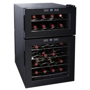 IGLOO 19.5 in. 24 Bottle Wine Cooler with Dual Temperature Zone FRW289