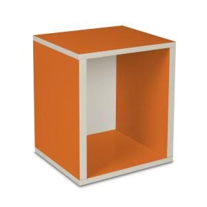 Way Basics Eco 15.5 in. Orange Storage Cube Plus BS 285 340 390 OE
