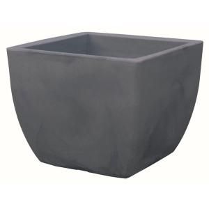 Marchioro 11.75 in. Curved Sides Planter Pot Slate DISCONTINUED 363675