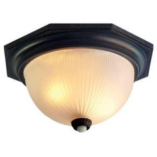 Acclaim Lighting Outer Banks Collection Ceiling Mount 2 Light Outdoor Matte Black Fixture 75BKM