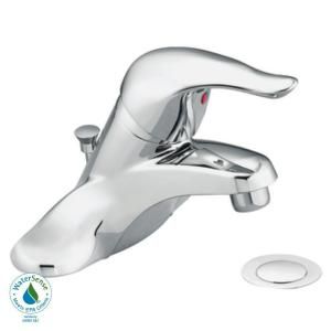 MOEN Chateau 4 in. Single Handle Bathroom Faucet in Chrome L4621