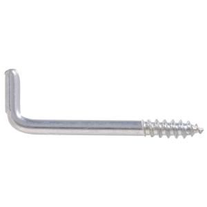 The Hillman Group 0.192 x 2 5/8 in. Zinc Plated Square Bend Hook (100 Pack) 320486.0