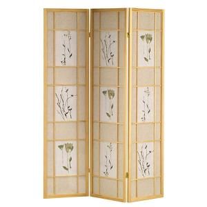 Home Decorators Collection 3 Panel Natural Shoji Screen R5442
