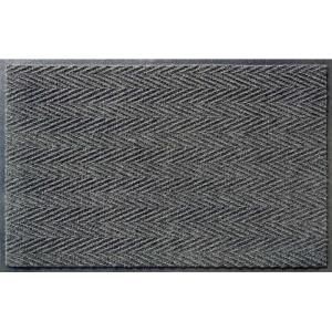 Apache Mills Enviroback Chevron Gray 24 in. x 36 in. Synthetic Mat DISCONTINUED 65 433 1701 20000300