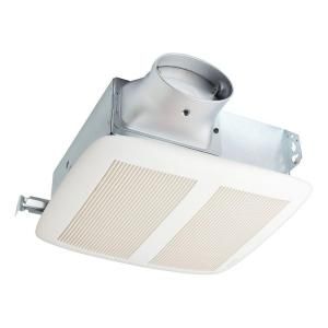 NuTone LoProfile 80 CFM Ceiling/Wall Exhaust Bath Fan with 4 in. Oval or 3 in. Round Duct, ENERGY STAR* LPN80