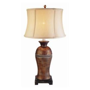 OK LIGHTING 28 in. Antique Brass Davina Table Lamp OK 4216T