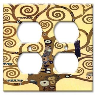 Art Plates Klimt The Tree of Life   Double Outlet Cover DISCONTINUED OO 345